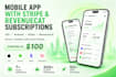 build mobile app with stripe revenuecat subscriptions