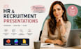 create recruitment presentation design, HR training PPT, talent deck