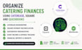 organize catering finances using caterease, square and quickbooks