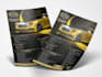 design a clean professional flyer