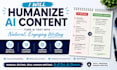 humanize ai content into natural engaging human writing