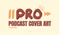 design custom illustrated podcast cover art