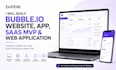 build bubble io app, saas mvp, web app and bubble website