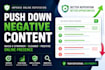 improve online reputation push down negative content