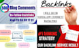 do 50 nofollow comment backlinks
