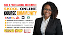 do skool community setup, skool online course creation, skool community manager