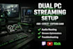 setup your dual PC streaming system with obs and goxlr