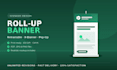 design a roll up banner