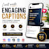 write engaging social media captions for instagram posts and content