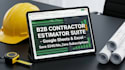 design b2b contractor estimator and pricing calculator excel google sheets