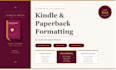 professional kindle and paperback formatting for romance
