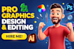 provide professional graphic design and editing services