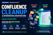 perform confluence cleanup and information architecture for saas startups