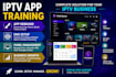 train you iptv app rebrand dns set up and panel management