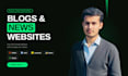 develop a dynamic blog website with content management dashboard