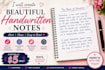 make neat and beautiful handwriting notes