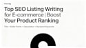 write SEO optimized amazon listing copy, title, bullets and backend keywords