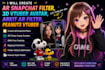 create ar snapchat filter, 3d vtuber avatar, arkit ar filter, peanuts vtuber