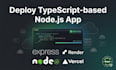 deploy and configure your typescript node js backend