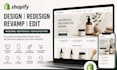 design or redesign german shopify store, revamp shopify website, shopify edit
