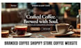 design branded coffee shopify store coffee website private label coffee store