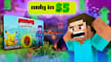 design a professional 3d minecraft thumbnail for youtube