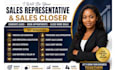 sales representative, sales closer, linkedin outreach and optimization, sdr