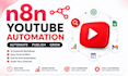 build n8n youtube content automation for faceless channels and creators