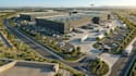 design industrial warehouse, warehouse layout, site plan and 3d rendering