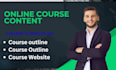 create masterclass online course content, course creation, training content, pdf
