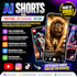 create ai shorts for youtube, instagram, tiktok