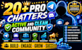 be community manager telegram moderator telegram admin discord moderator