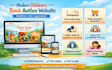design a children book author website, KDP publishing website, author website