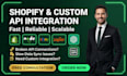 do shopify API integration and automation