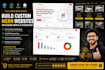 create a custom, responsive web application from scratch