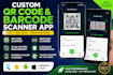 develop custom qr code and barcode scanner app