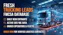 provide 1000 fresh trucking leads from fmcsa database