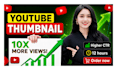 design CTR boosting youtube thumbnails