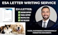 provide esa letters, birp notes and emotional support