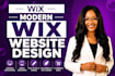 wix website  design wix website redesign wix website development wix website