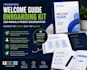 design professional welcome guide onboarding kit user manual UX product document