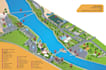 build custom illustrated vector map design for print, web or branding