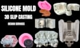 design 3d silicone mold slip casting mold 3d model design print ready stl file