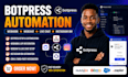 integrate botpress webchat livechat instagram dm webhook crm zapier automation