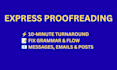 fix and improve your message or text in 10 minutes