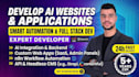 do ai website development, chatbot, ai software as full stack web developer