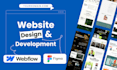 design, develop webflow website, figma to webflow, prototype