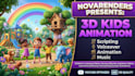3d and 2d animation, cartoon animation, kids animation, character animation