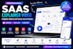 create saas product demo video, explainer video, and software walkthrough