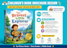 design children book marketing brochure